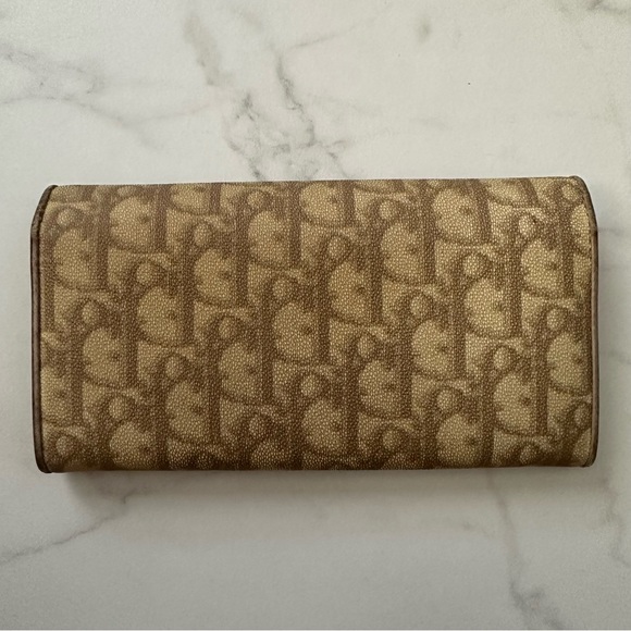 CHRISTIAN DIOR Trotter Canvas Long Wallet Coated Canvas - Picture 4 of 12